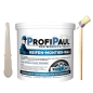 Preview: Reifenmontagepaste Blau RunFlat 5 kg Eimer + Pinsel + Schaber